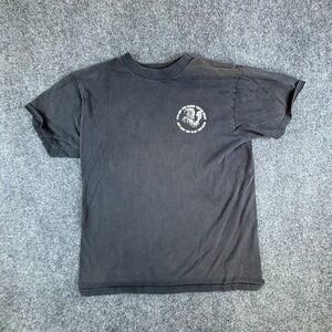 Last Call Co. It's Not The Cards You're Death T Shirt Mens Medium Black Graphic